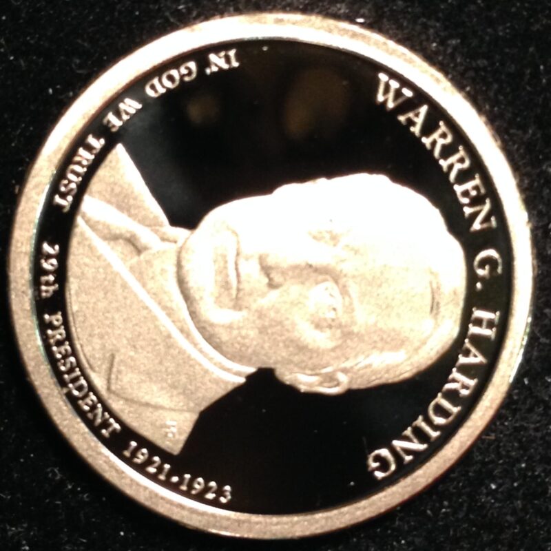 2014-S Harding Dollar Gem Proof