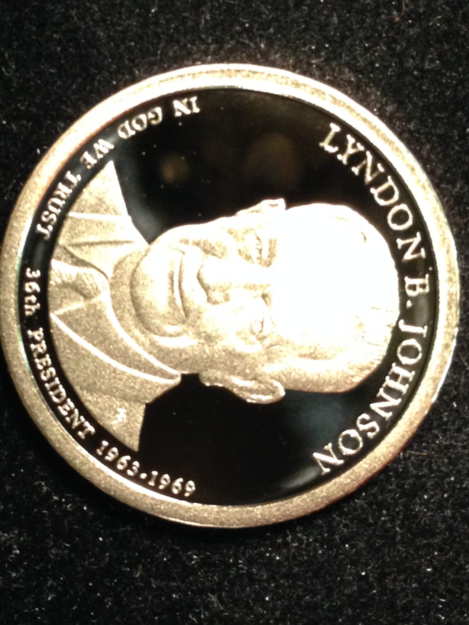 2015-S LB Johnson Dollar Gem Proof