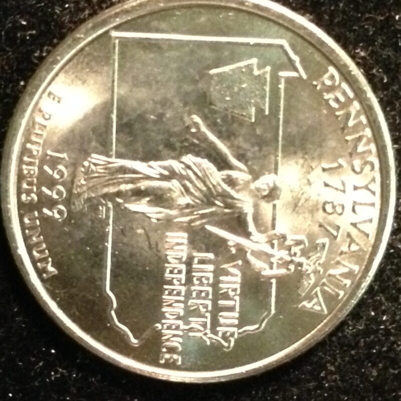 1999-D PA State Quarter Gem BU