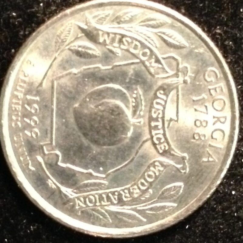 1999-D GA State Quarter Gem BU