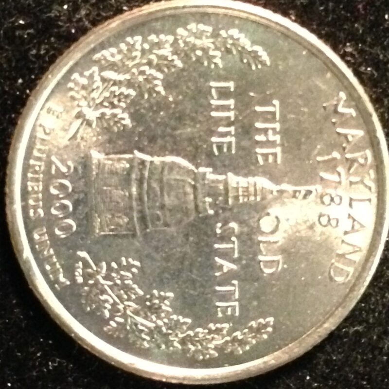 2000-D MD State Quarter Gem BU