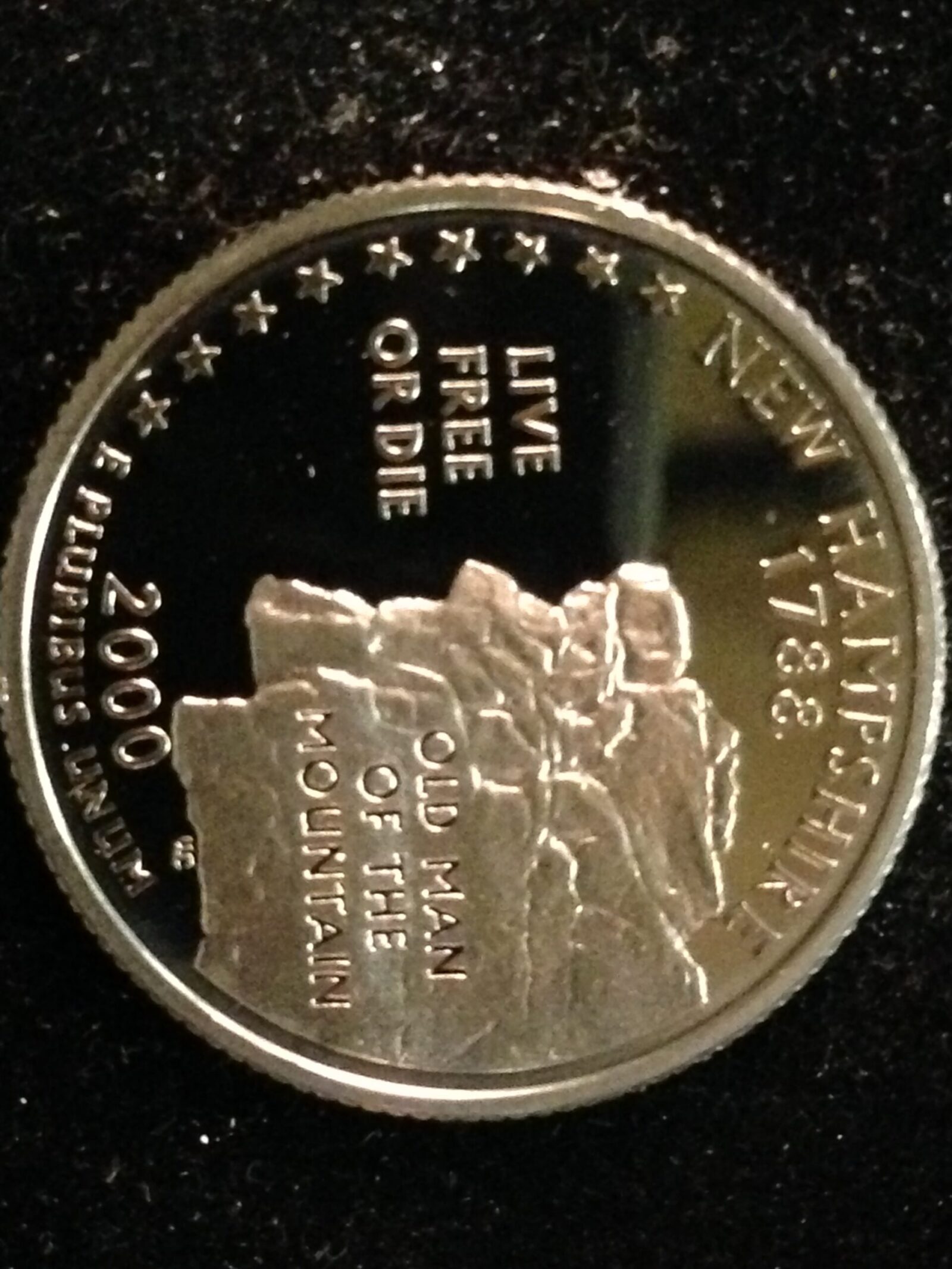2000-S NH State Quarter Gem Proof Silver