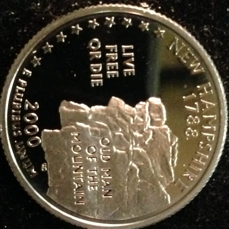 2000-S NH State Quarter Gem Proof