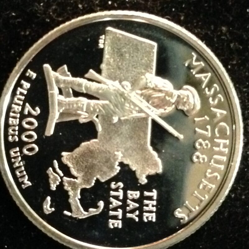 2000-S MA State Quarter Gem Proof