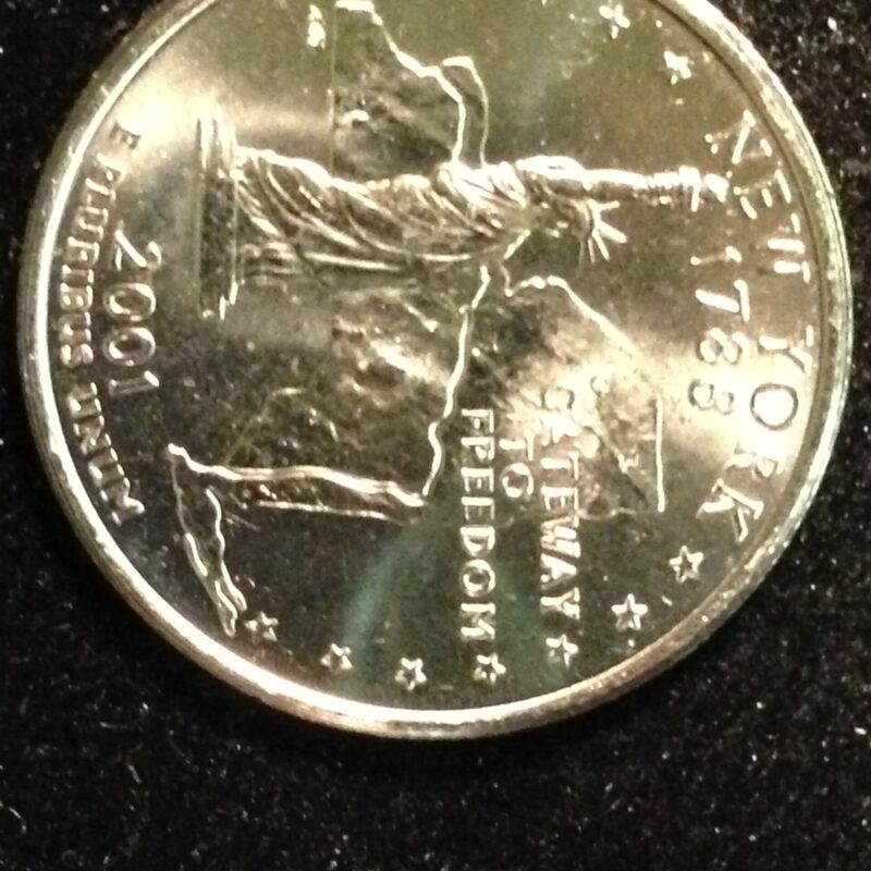 2001-D NY State Quarter Gem BU
