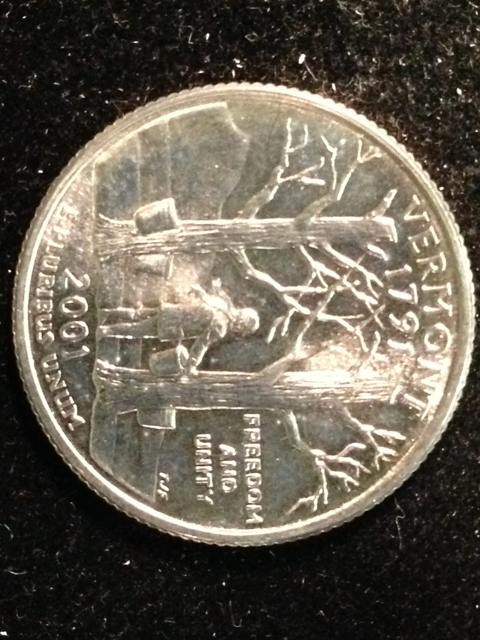 2001-D VT State Quarter Gem BU