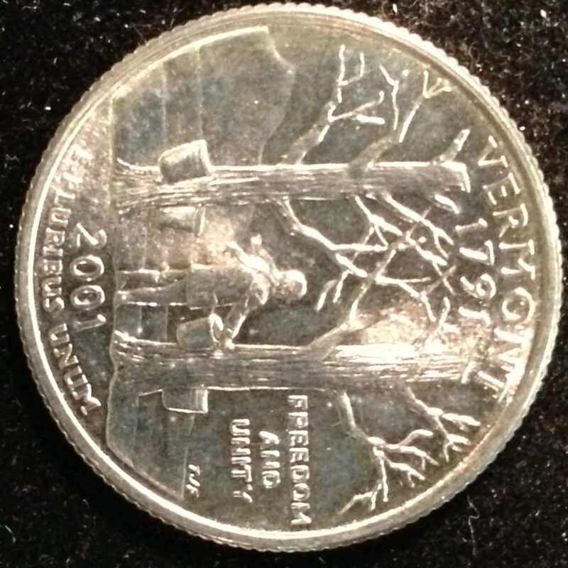 2001-D VT State Quarter Gem BU