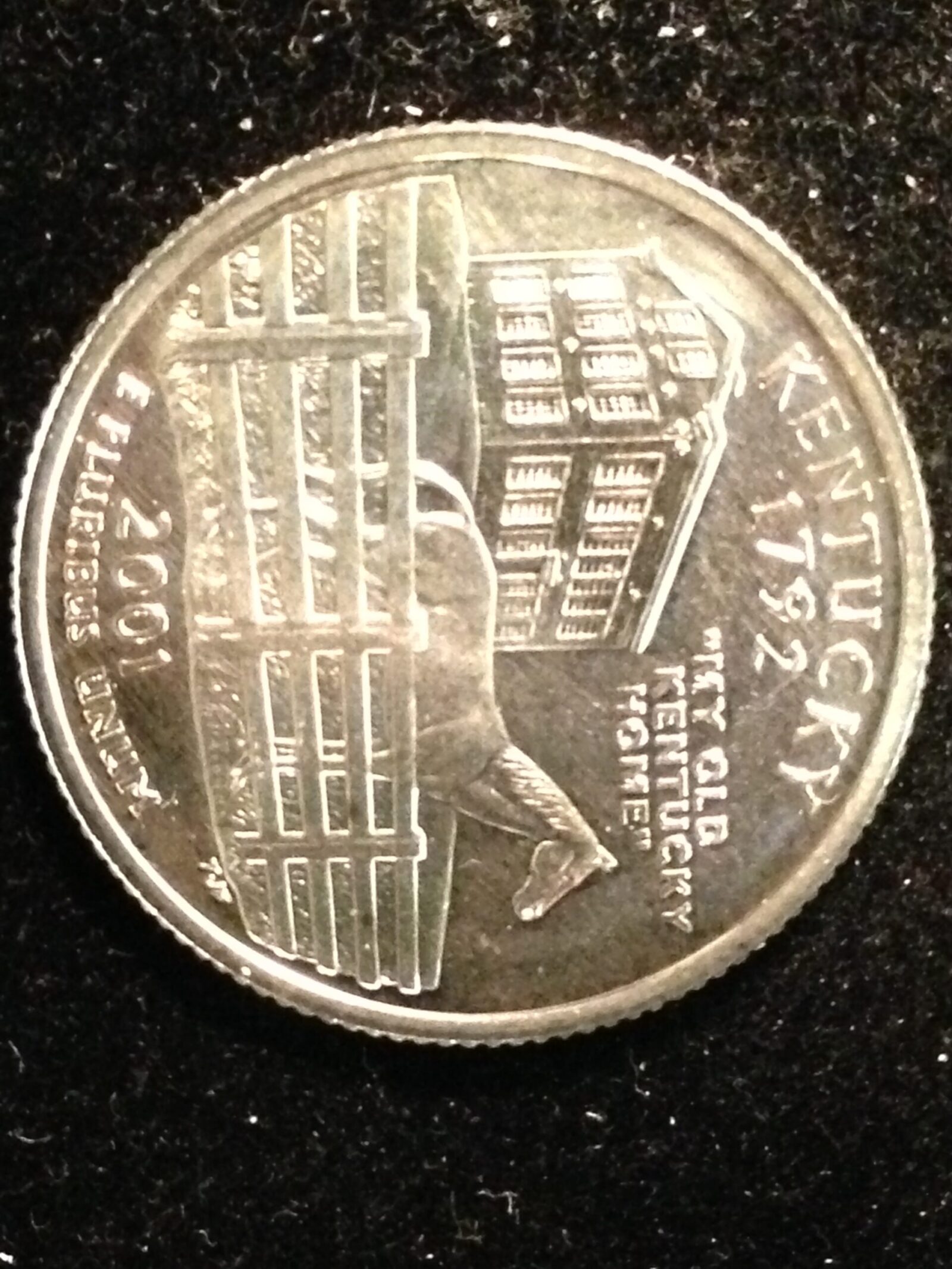 2001-S KY State Quarter Gem Proof Silver