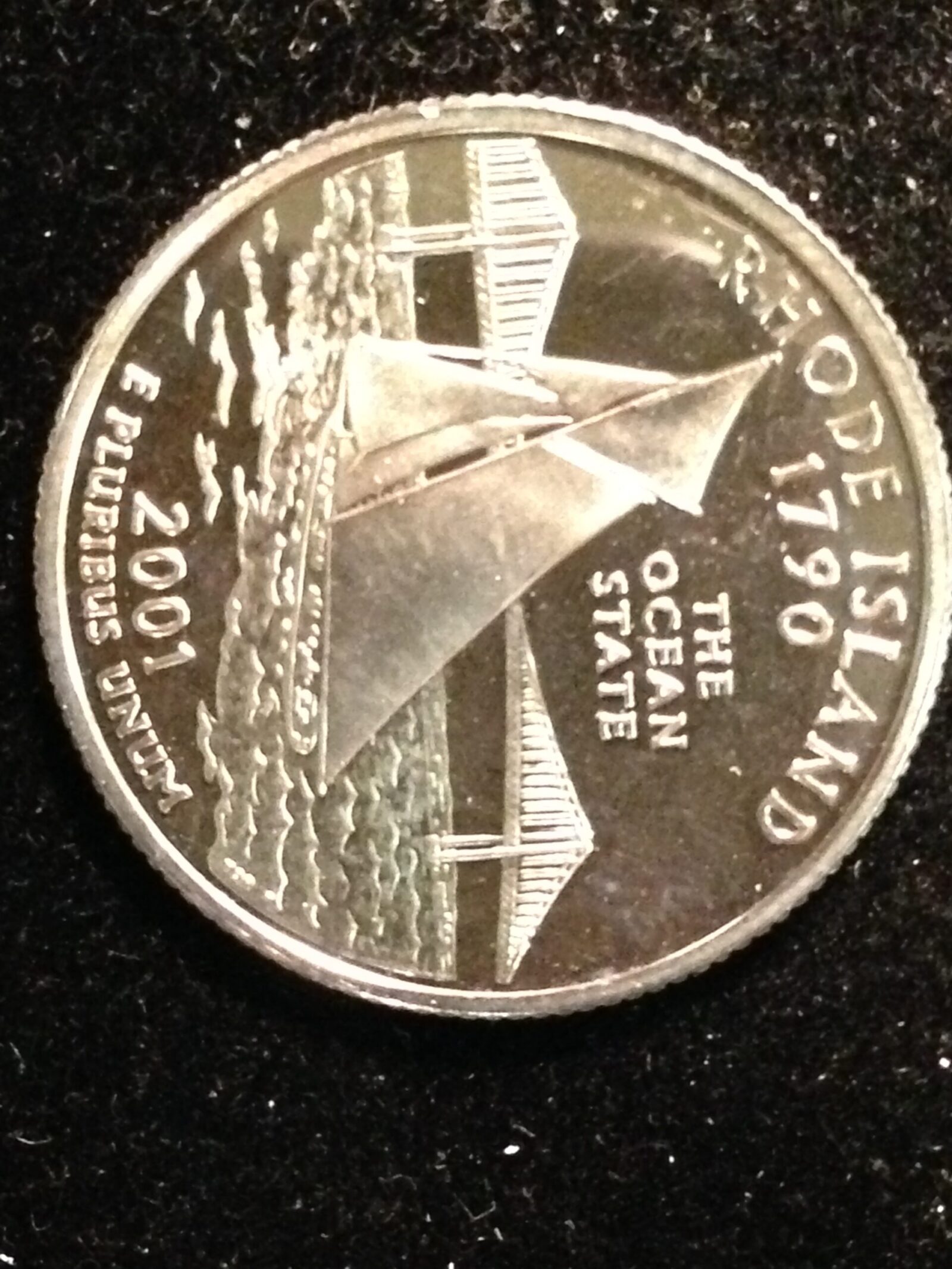2001-S RI State Quarter Gem Proof