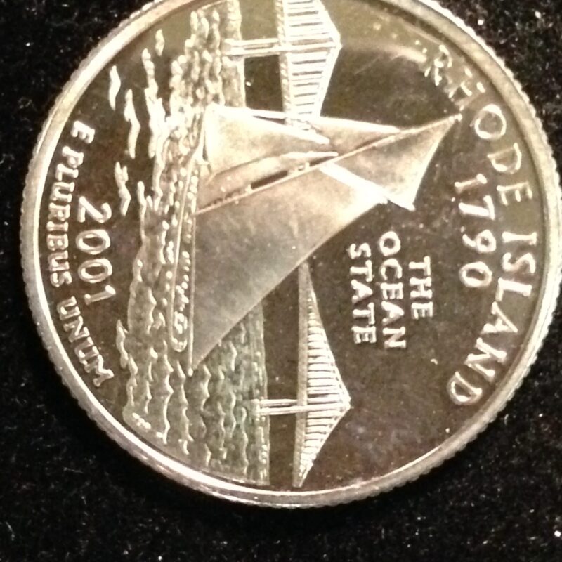 2001-S RI State Quarter Gem Proof