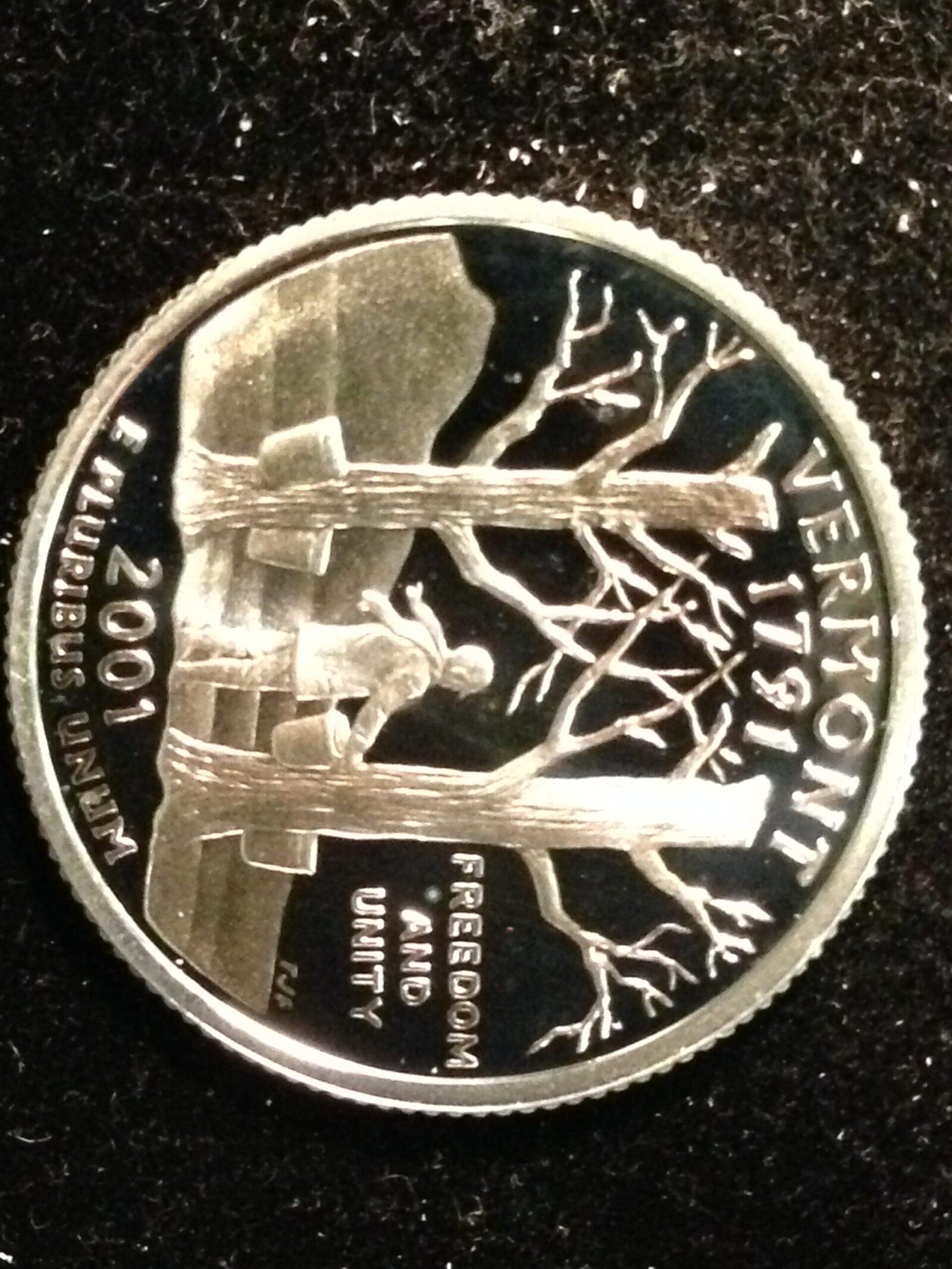 2001-S VT State Quarter Gem Proof