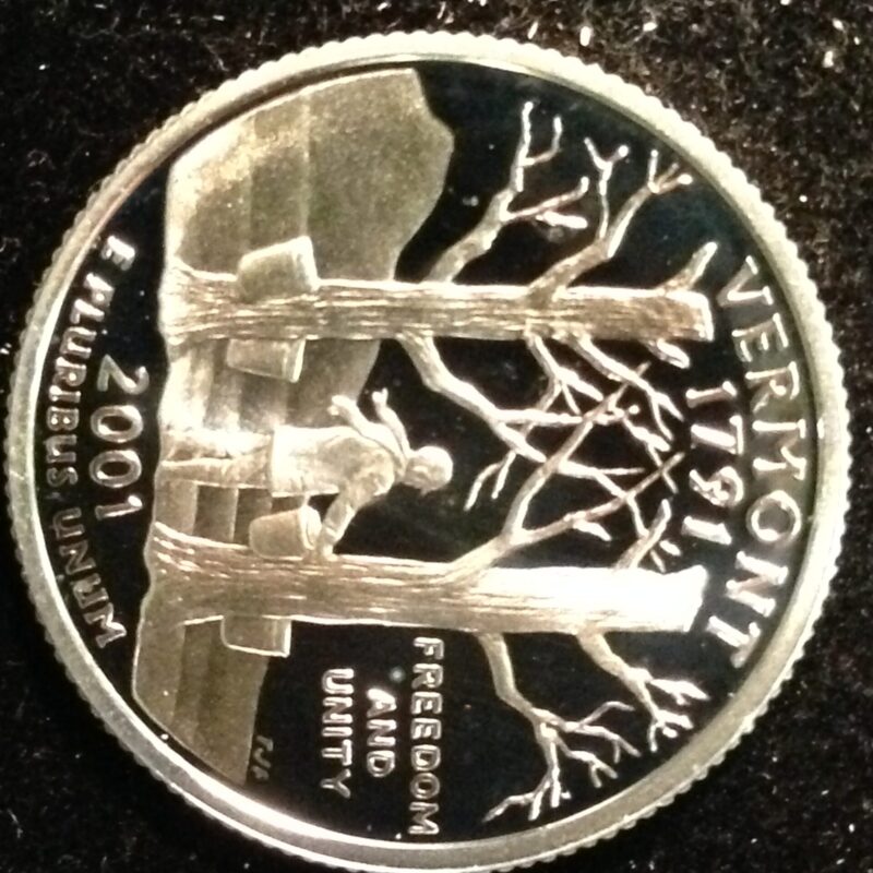 2001-S VT State Quarter Gem Proof