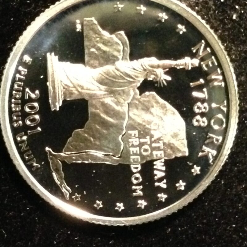 2001-S NY State Quarter Gem Proof