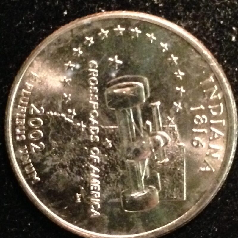 2002-D IN State Quarter Gem BU
