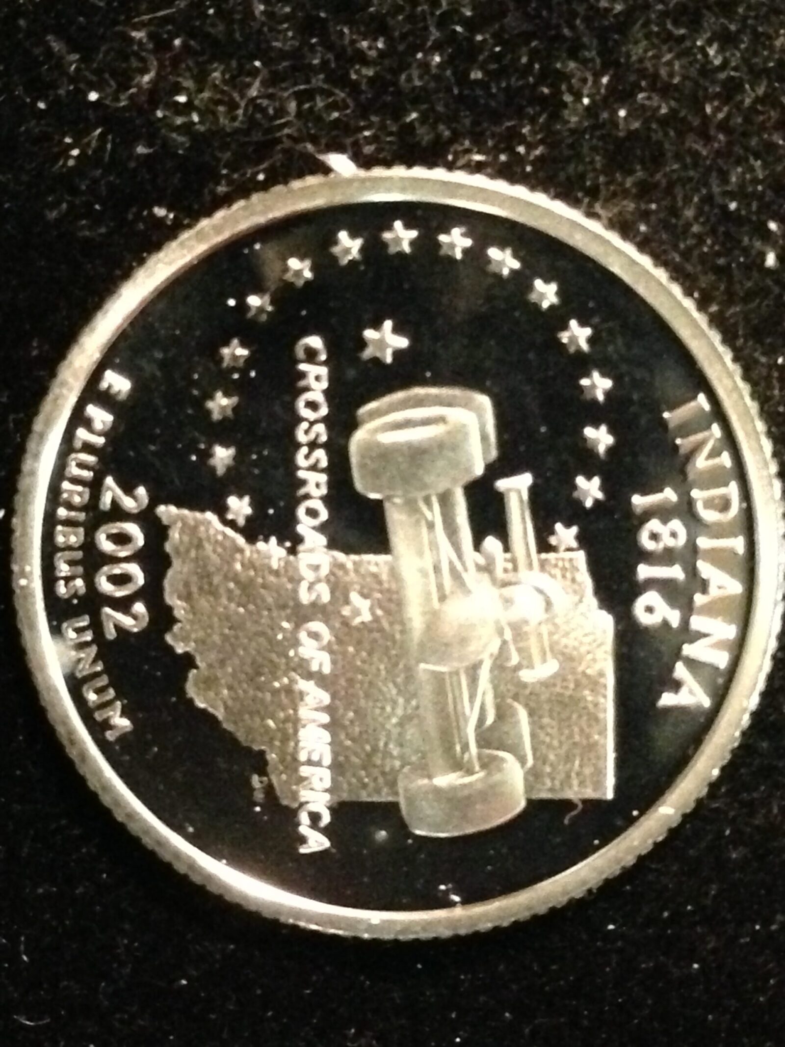 2002-S IN State Quarter Gem Proof