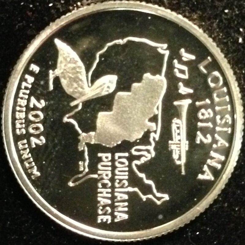 2002-S LA State Quarter Gem Proof