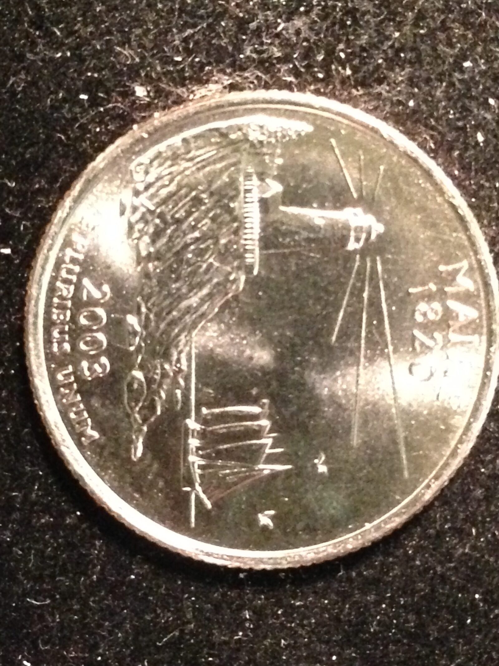 2003-P ME State Quarter Gem BU