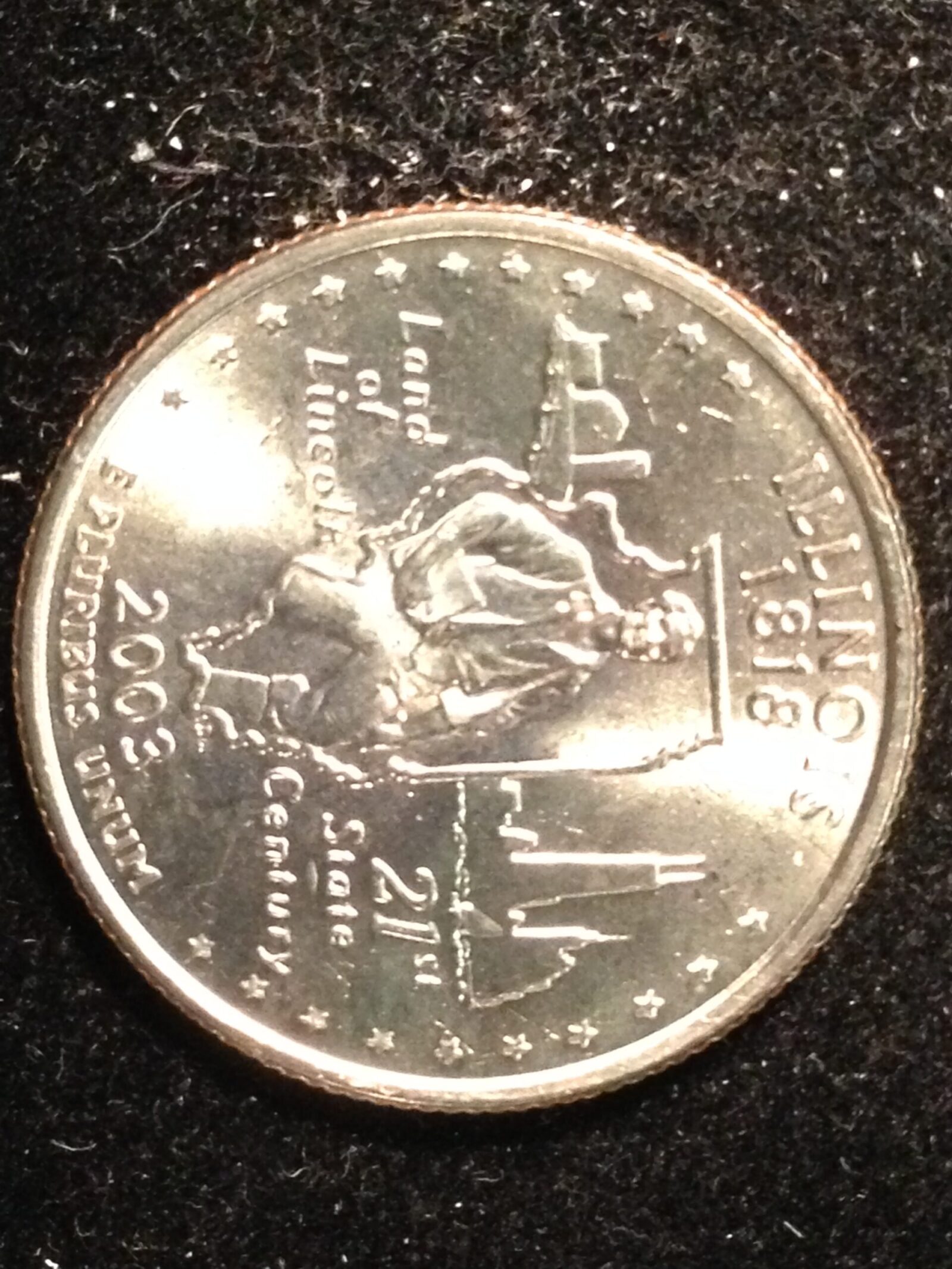 2003-D IL State Quarter Gem BU