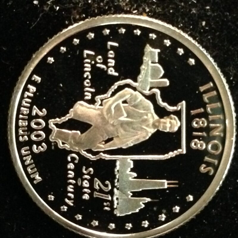 2003-S IL State Quarter Gem Proof