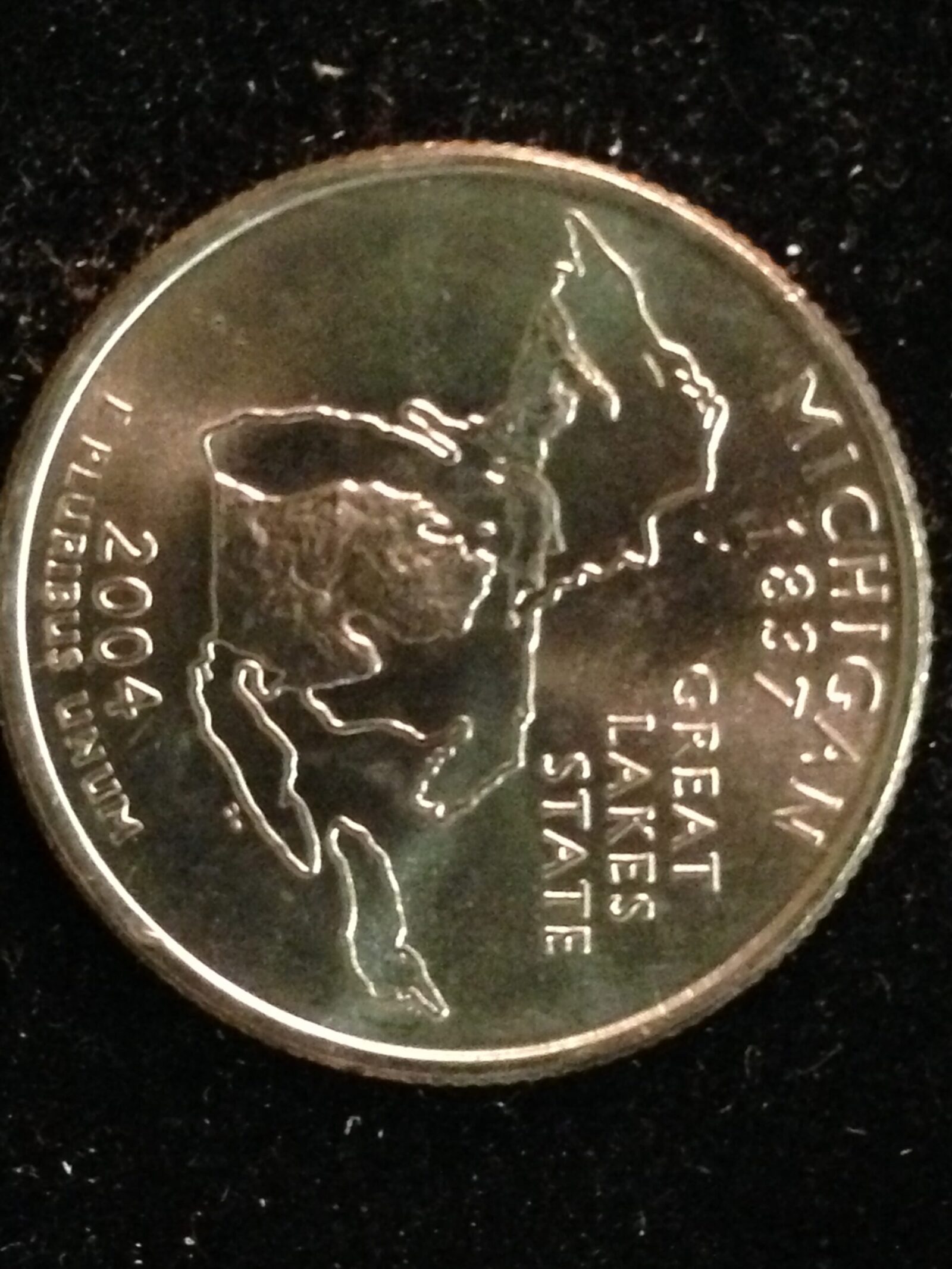 2004-P MI State Quarter Gem BU