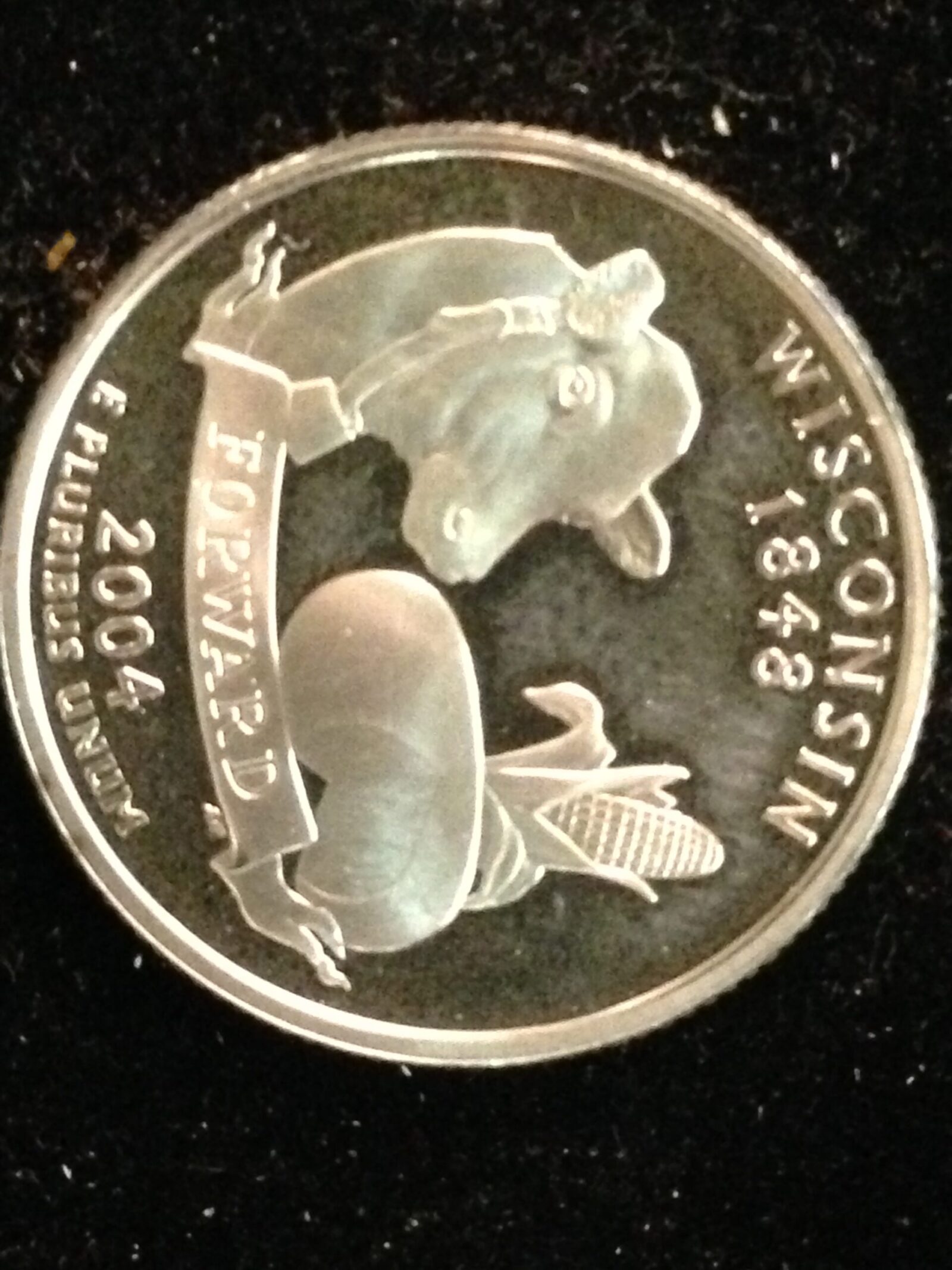 2004-S WI State Quarter Gem Proof Silver