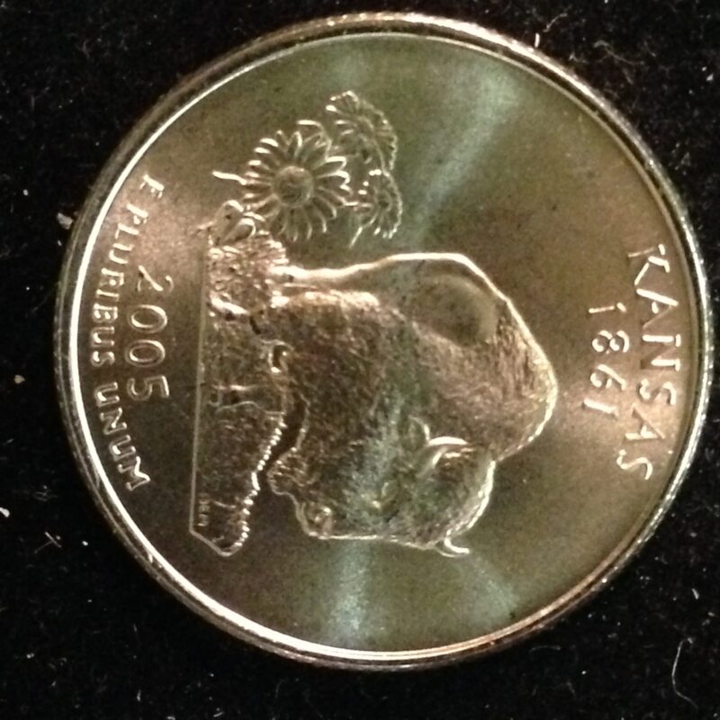 2005-D KS State Quarter Gem BU