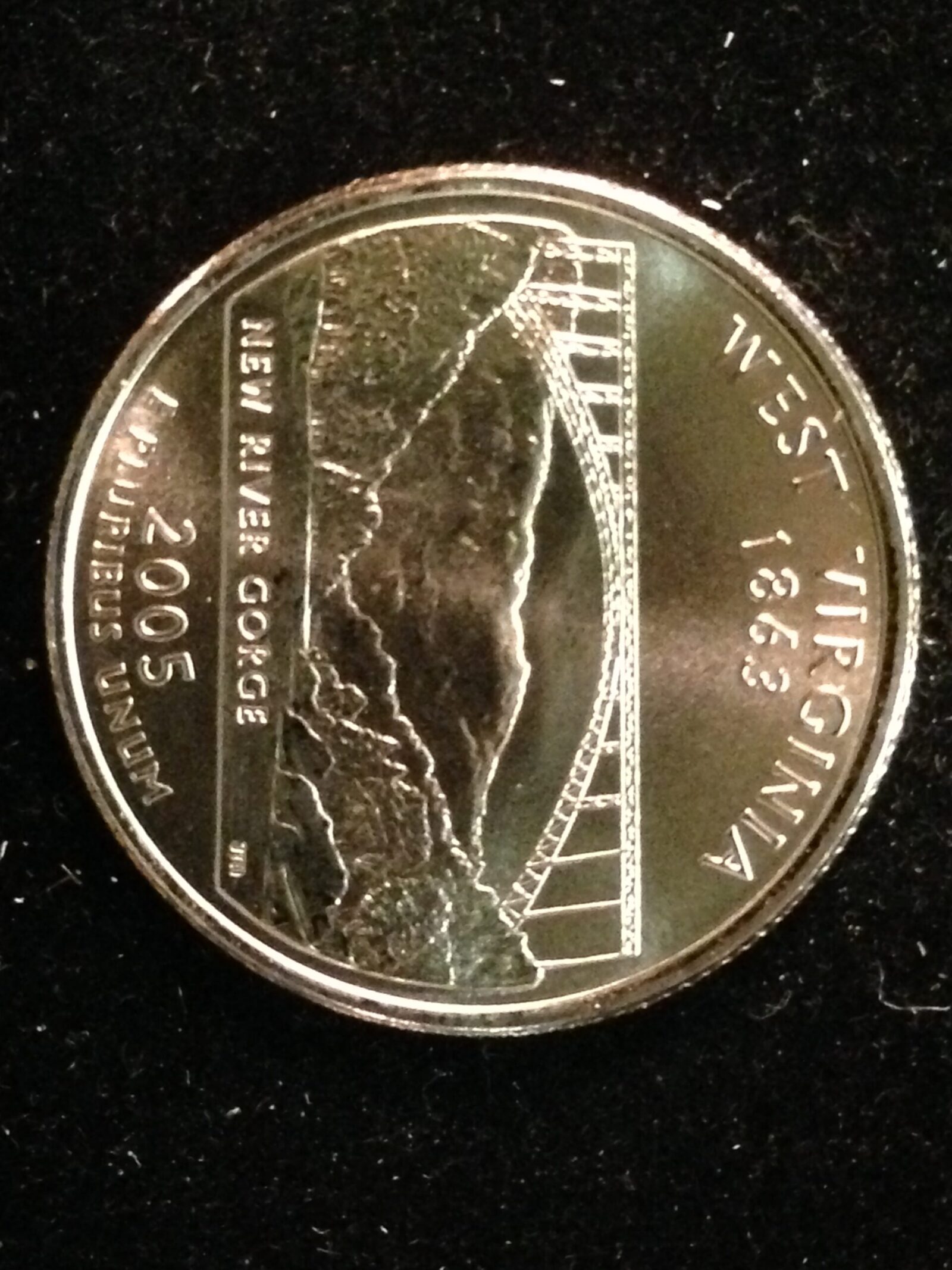 2005-D WV State Quarter Gem BU