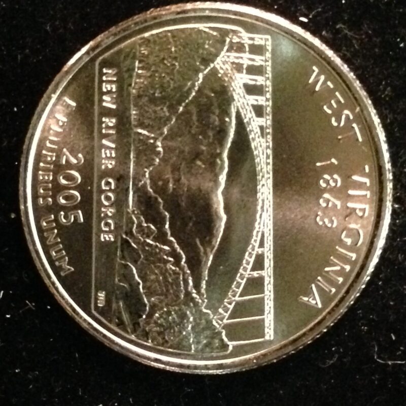 2005-D WV State Quarter Gem BU
