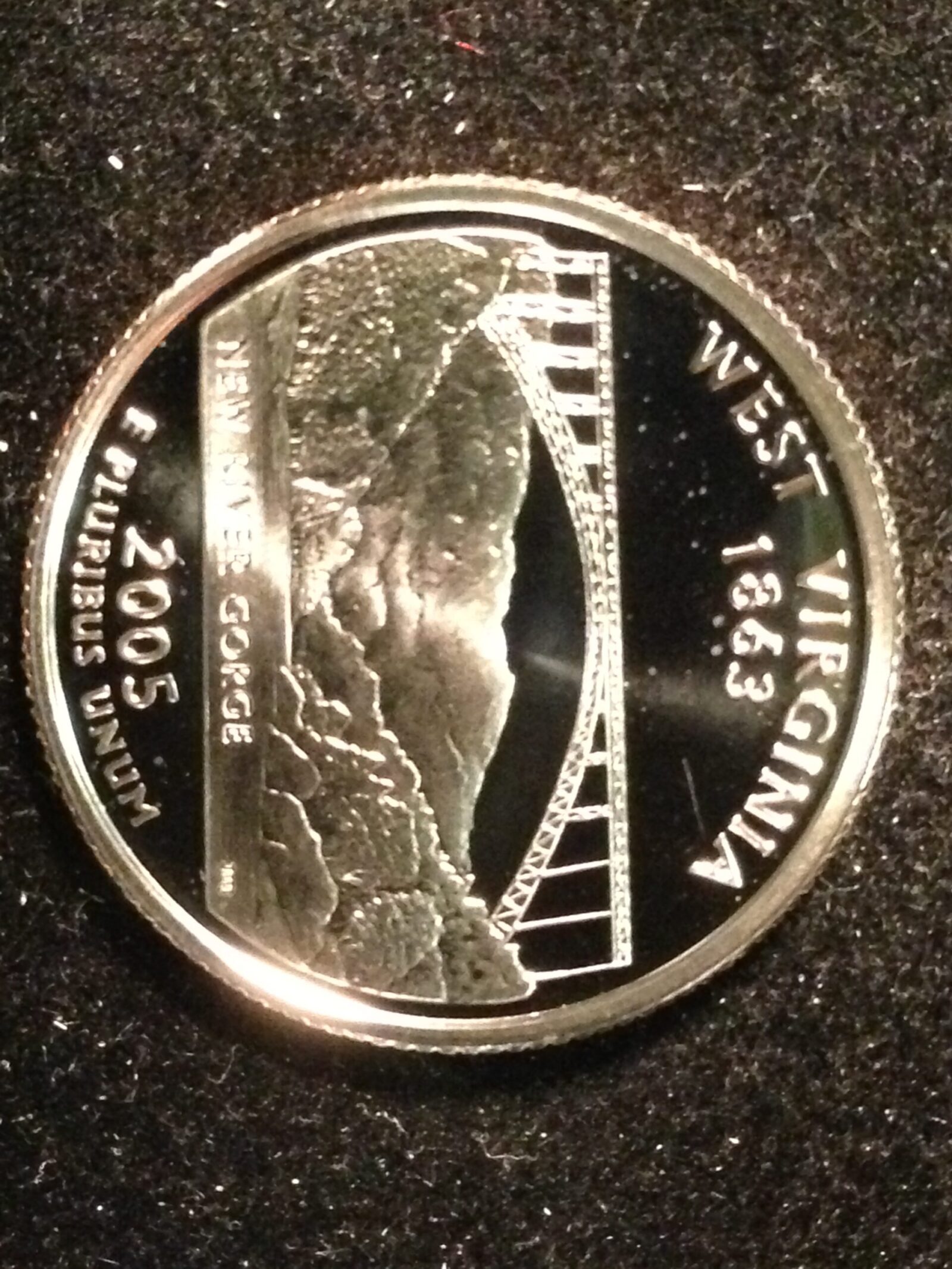 2005-S WV State Quarter Gem Proof