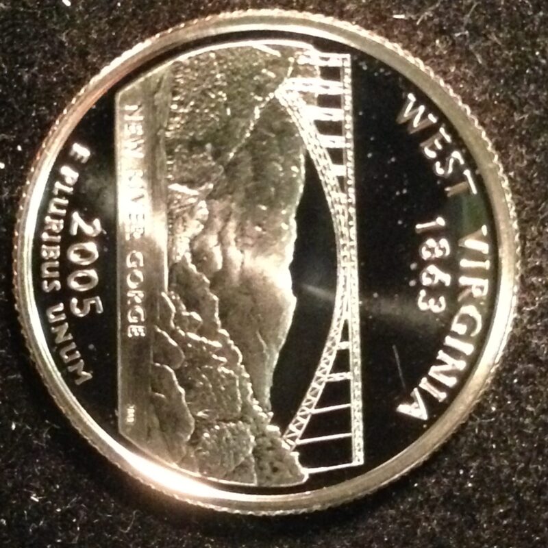 2005-S WV State Quarter Gem Proof