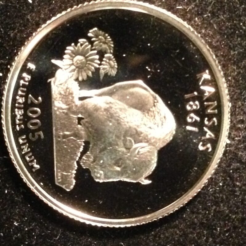 2005-S KS State Quarter Gem Proof