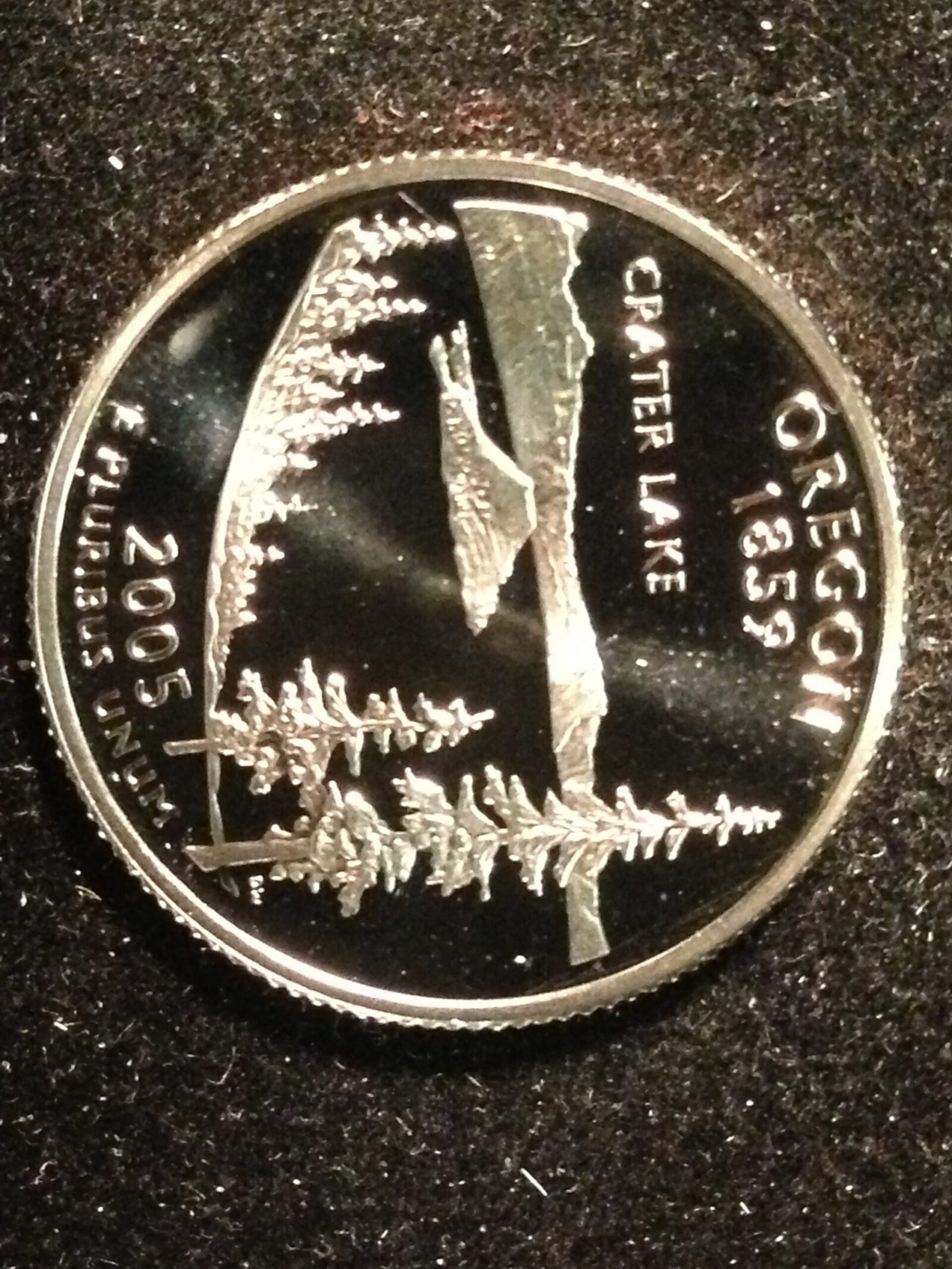 2005-S OR State Quarter Gem Proof Silver