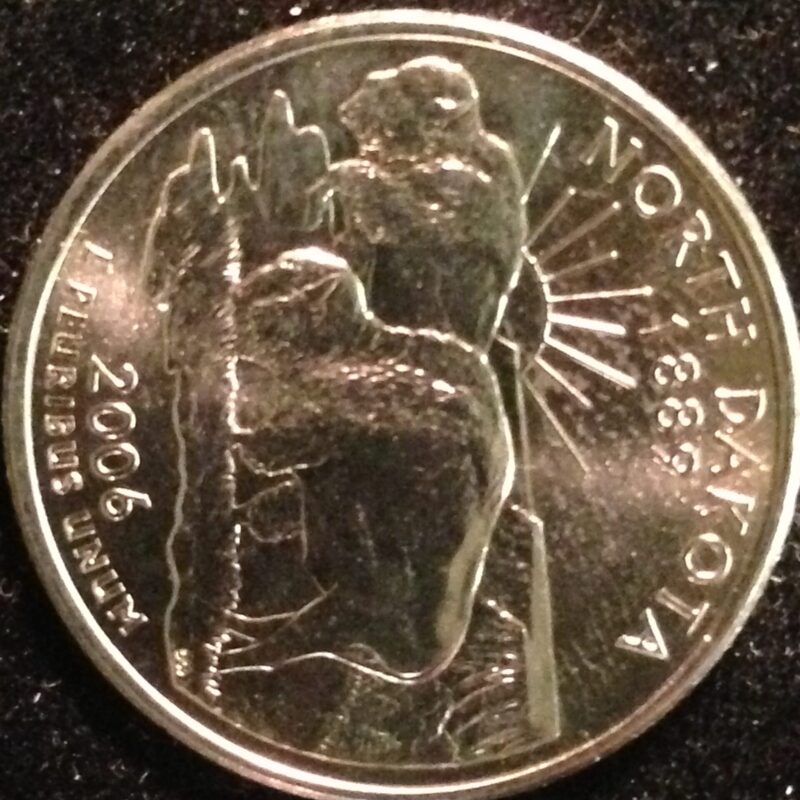 2006-D ND State Quarter Gem BU
