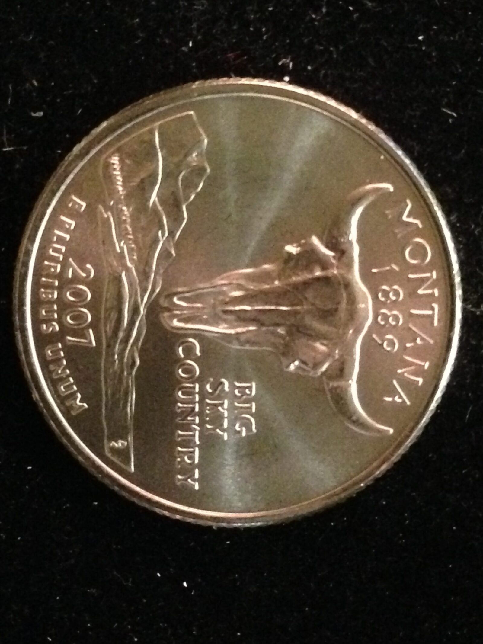 2007-P MT State Quarter Gem BU