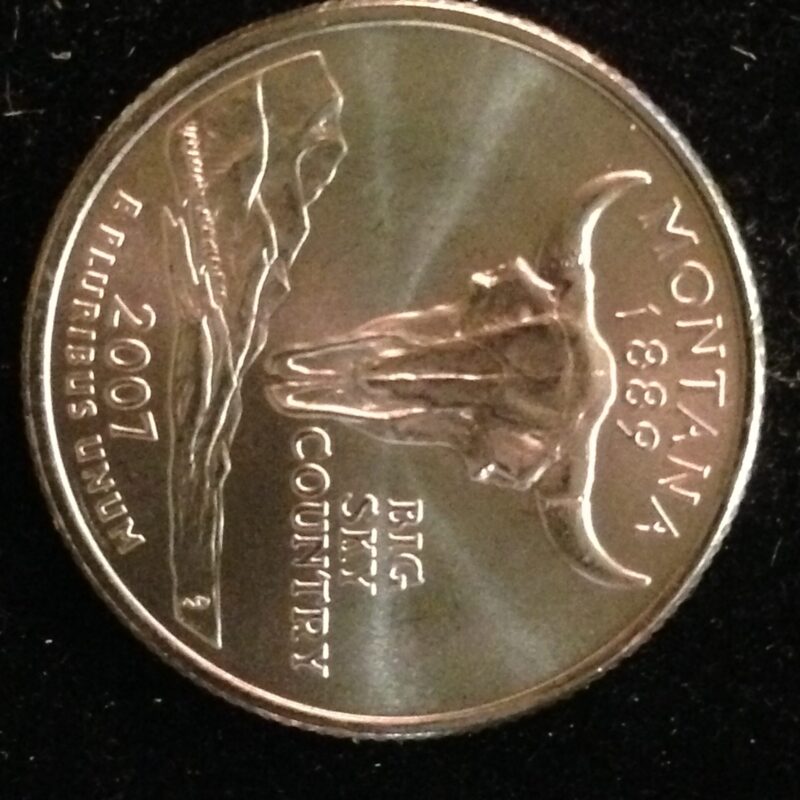 2007-D MT State Quarter Gem BU
