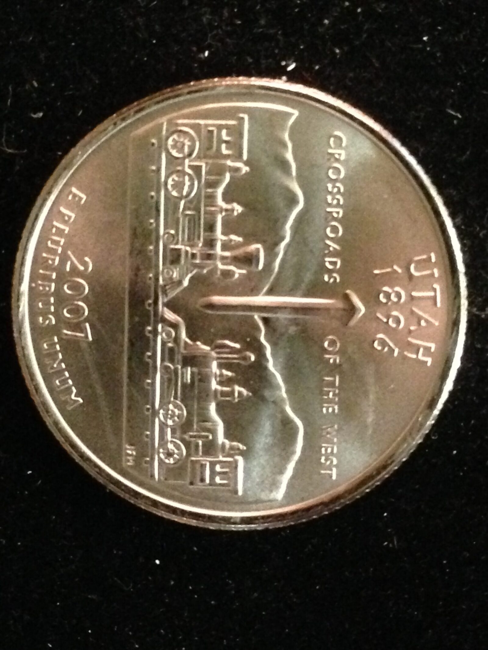 2007-P UT State Quarter Gem BU