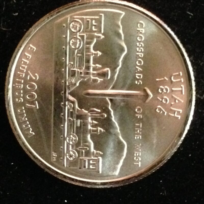 2007-P UT State Quarter Gem BU