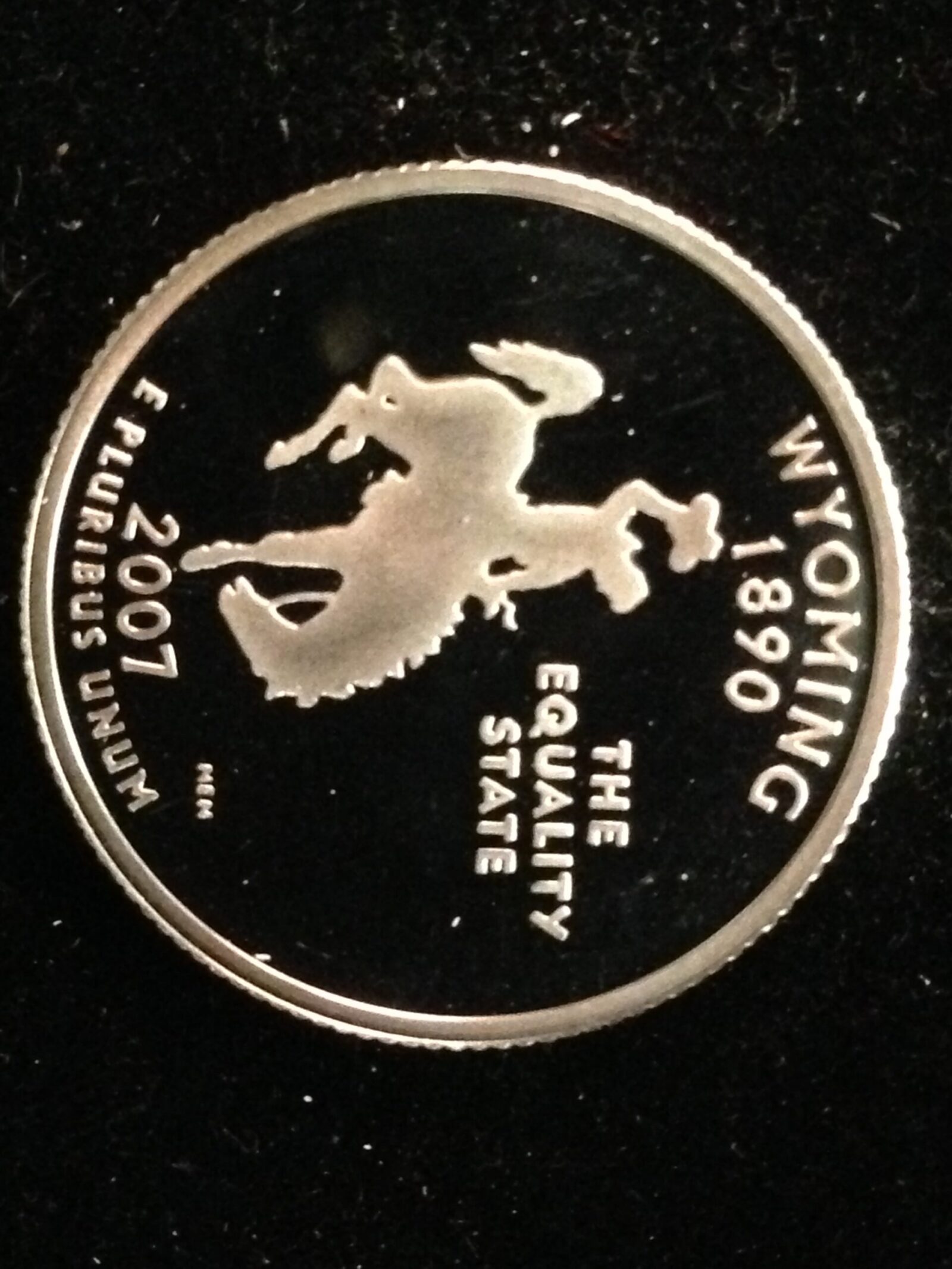 2007-S ND State Quarter Gem Proof Silver