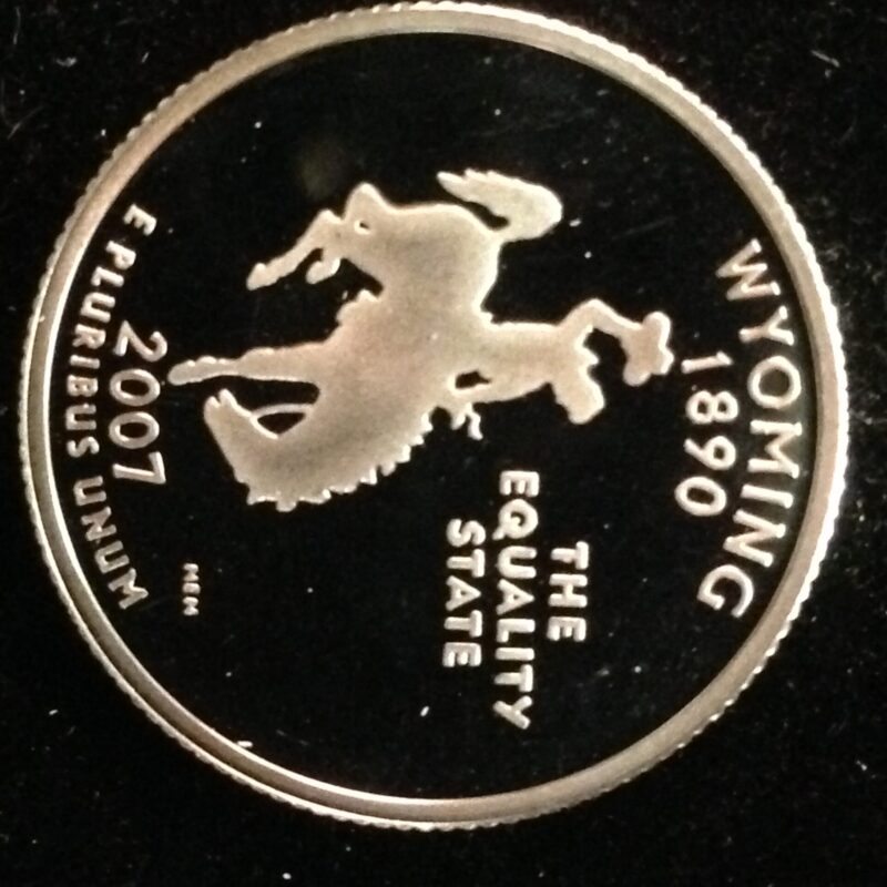 2007-P WY State Quarter Gem BU