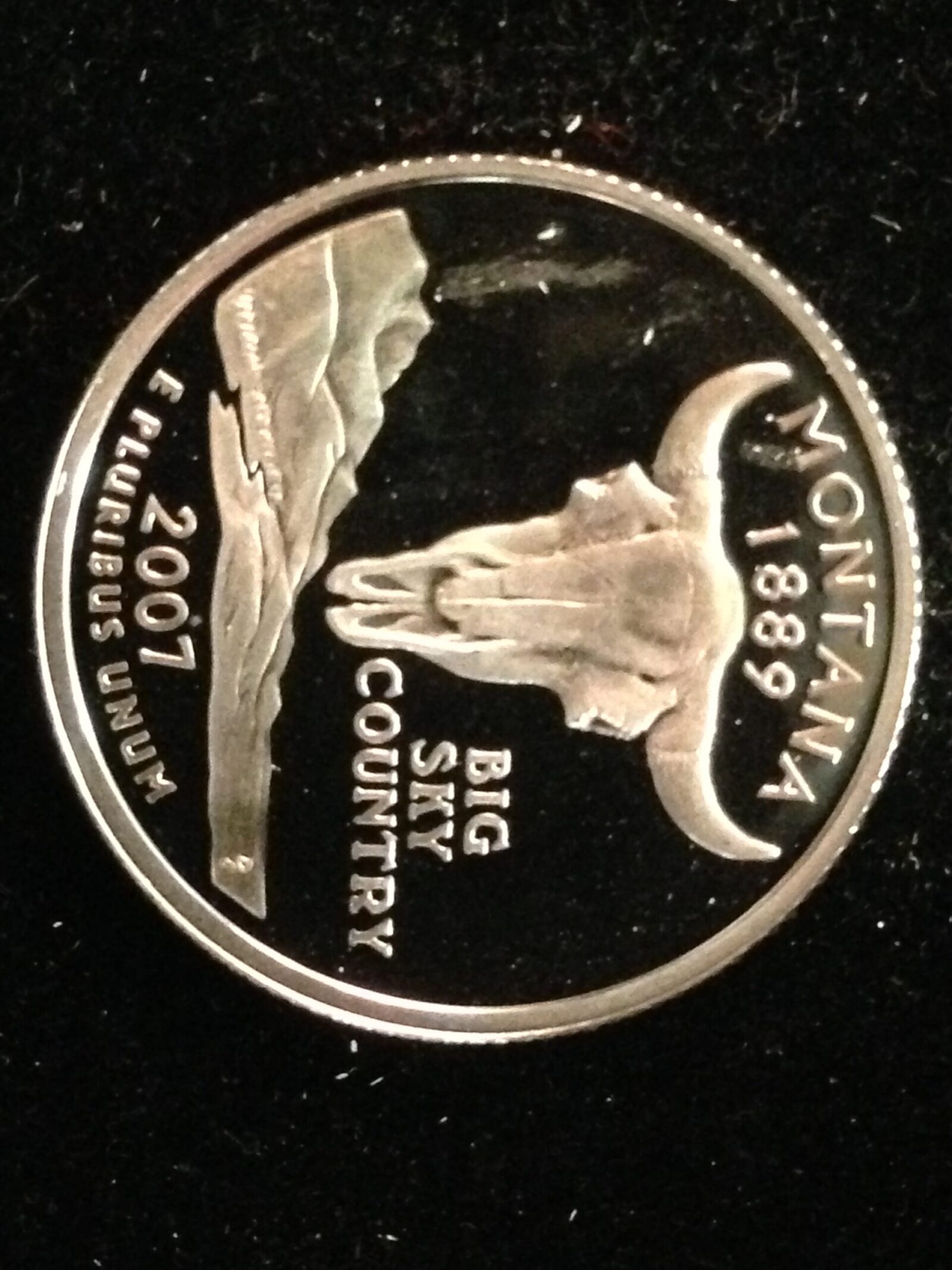 2007-S MT State Quarter Gem Proof Silver