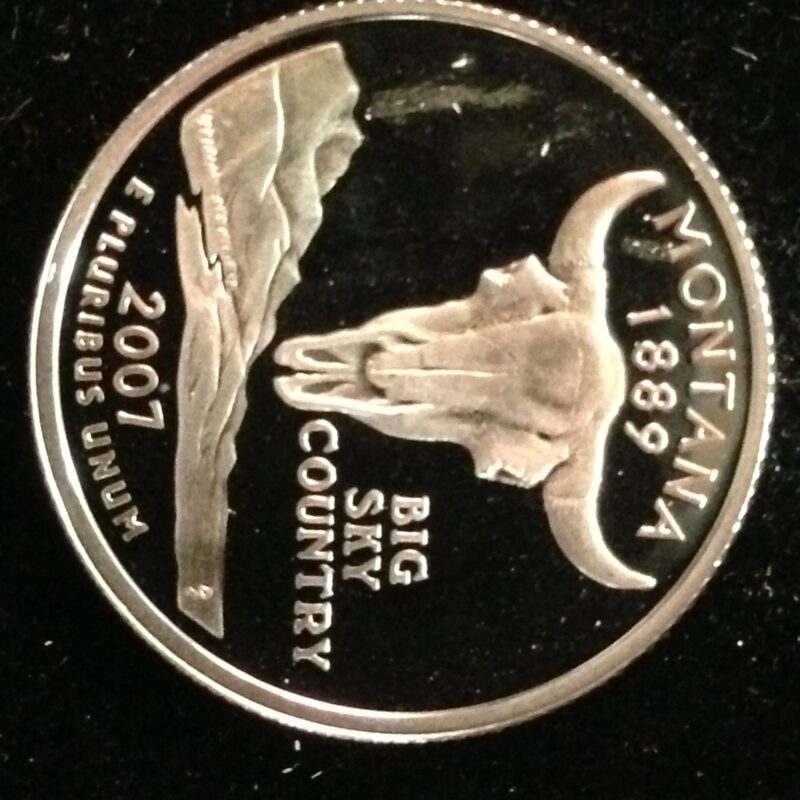2007-S MT State Quarter Gem Proof