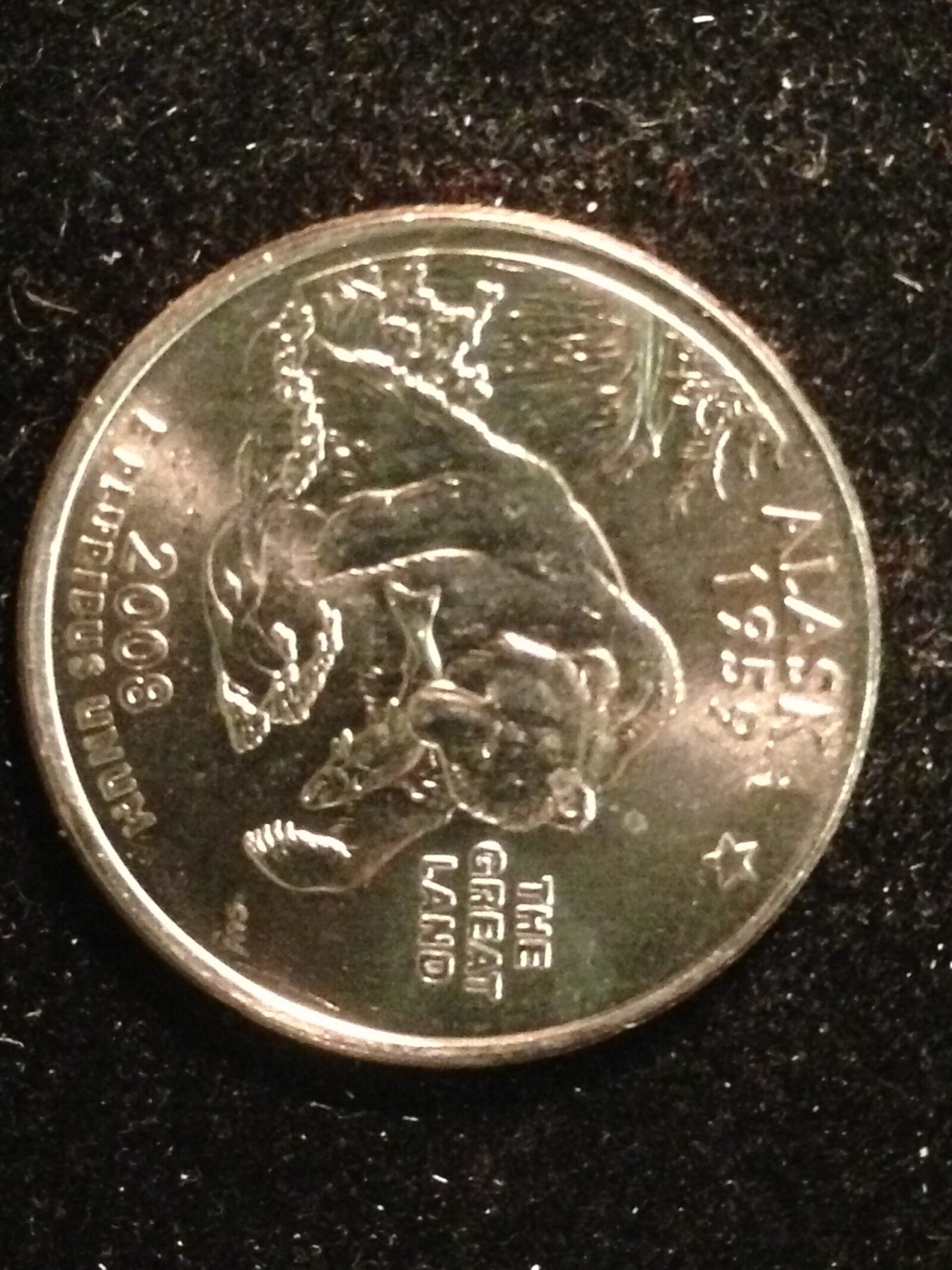 2008-D AK State Quarter Gem BU