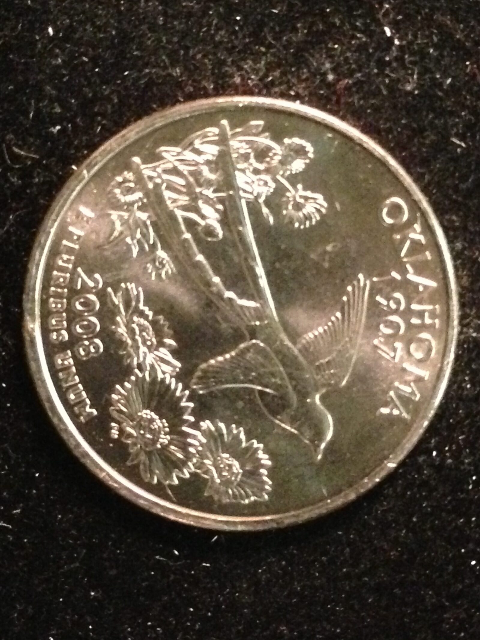 2008-D OK State Quarter Gem BU
