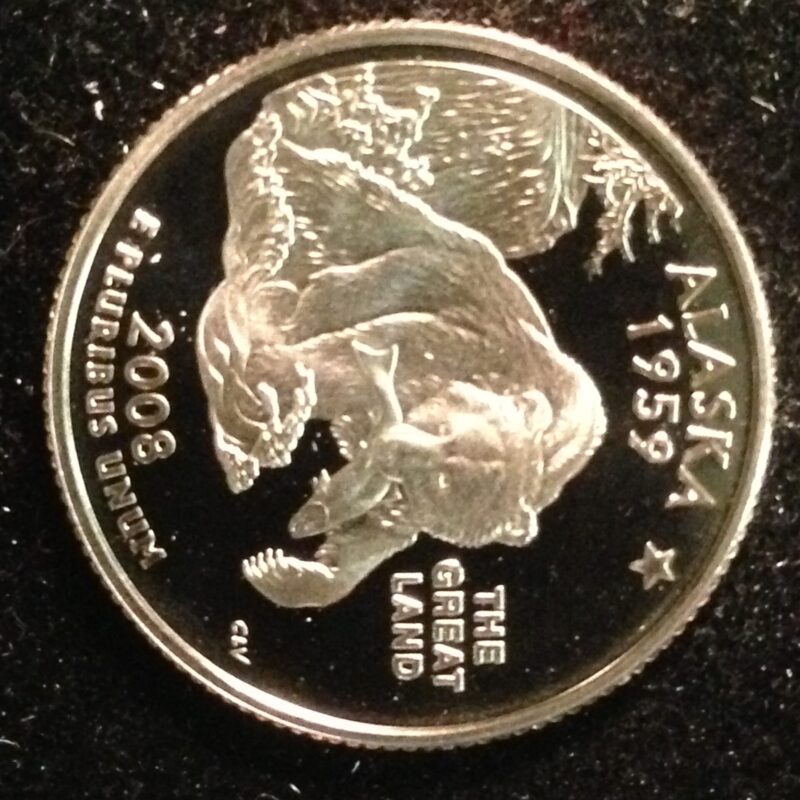 2008-S AK State Quarter Gem Proof