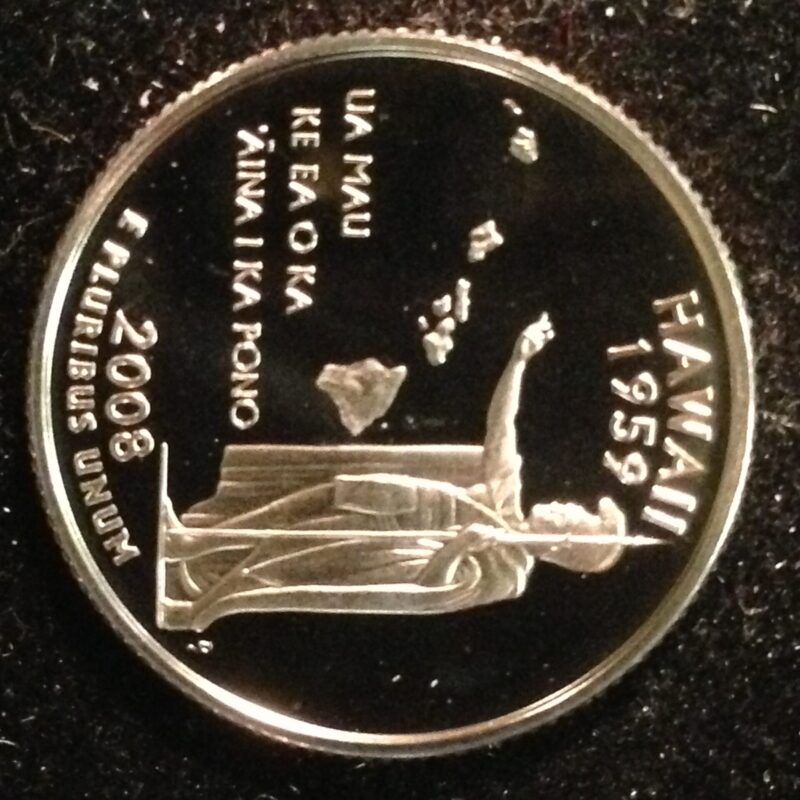 2008-S HI State Quarter Gem Proof