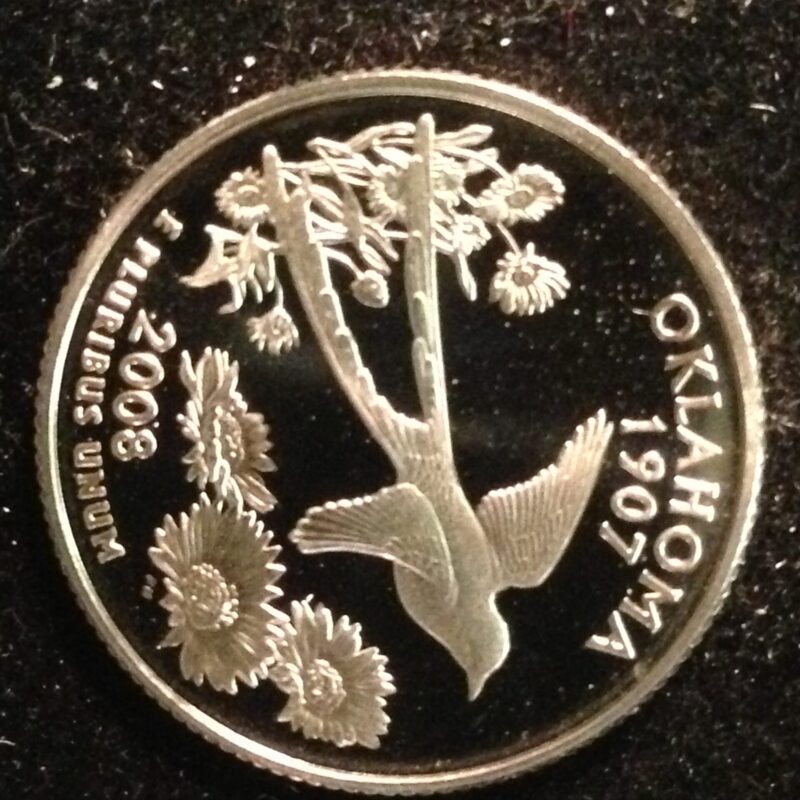 2008-S OK State Quarter Gem Proof