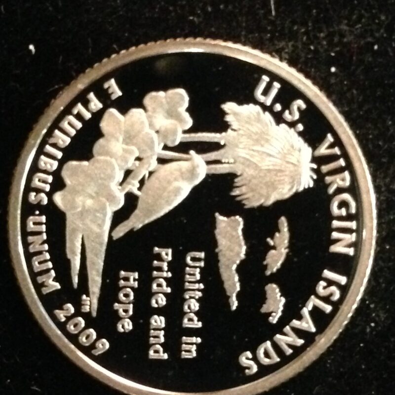 2009-S US Virgin Is. Territory Quarter Gem Proof