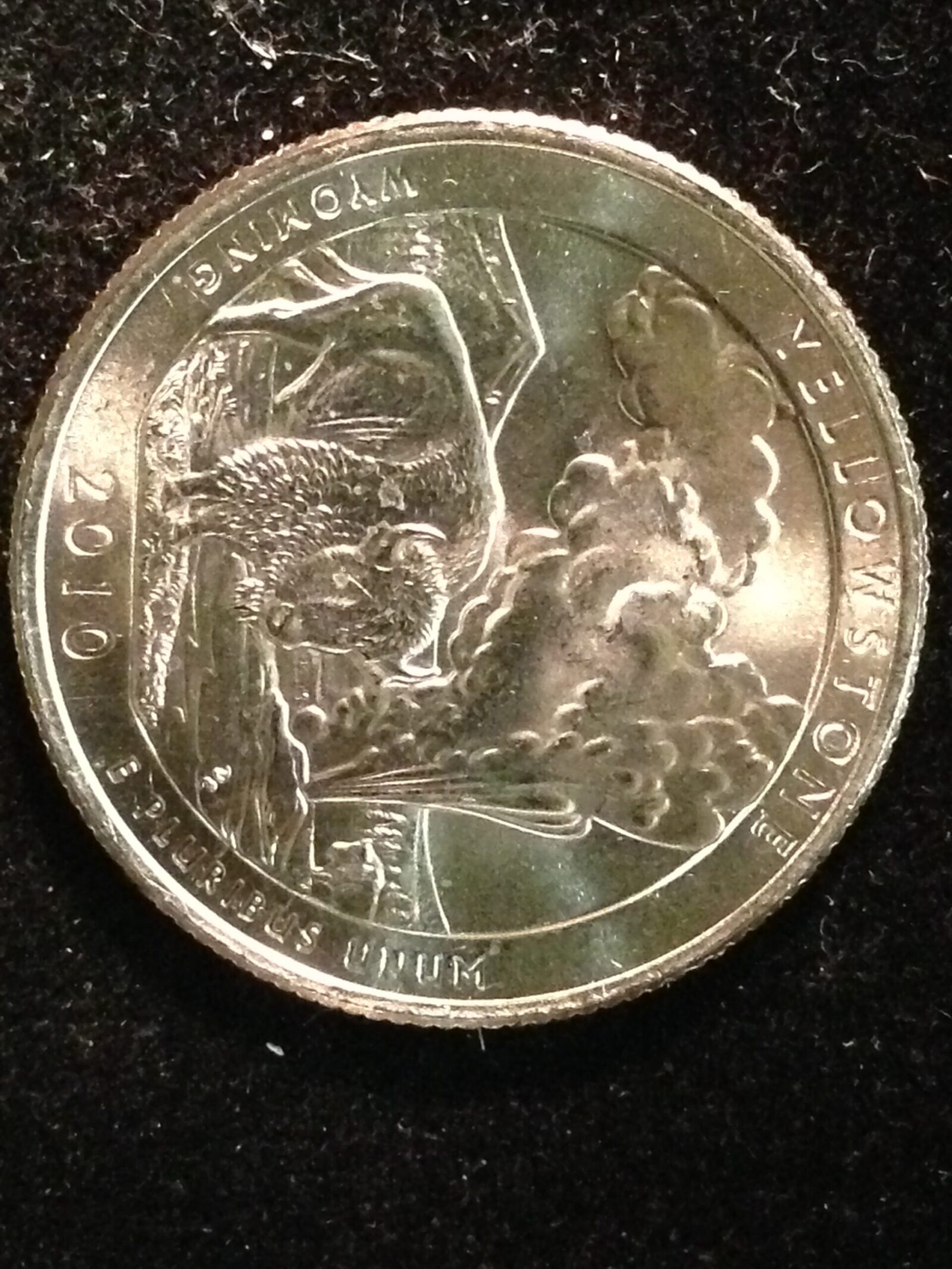 2010-P Yellowstone National Park Quarter Gem BU