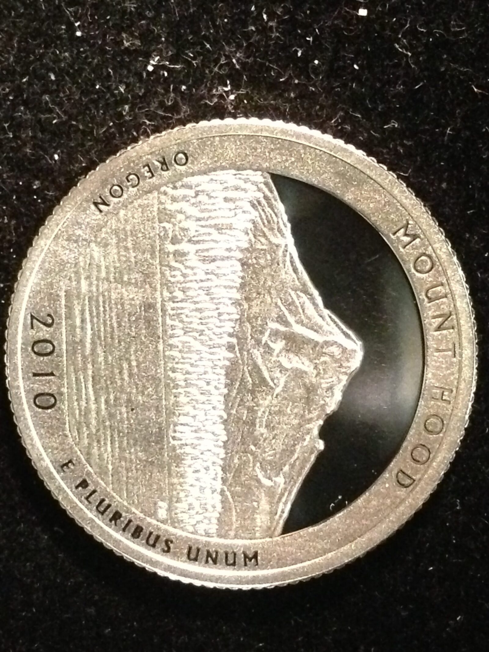 2010-S Mt Hood National Park Quarter Gem Proof Silver