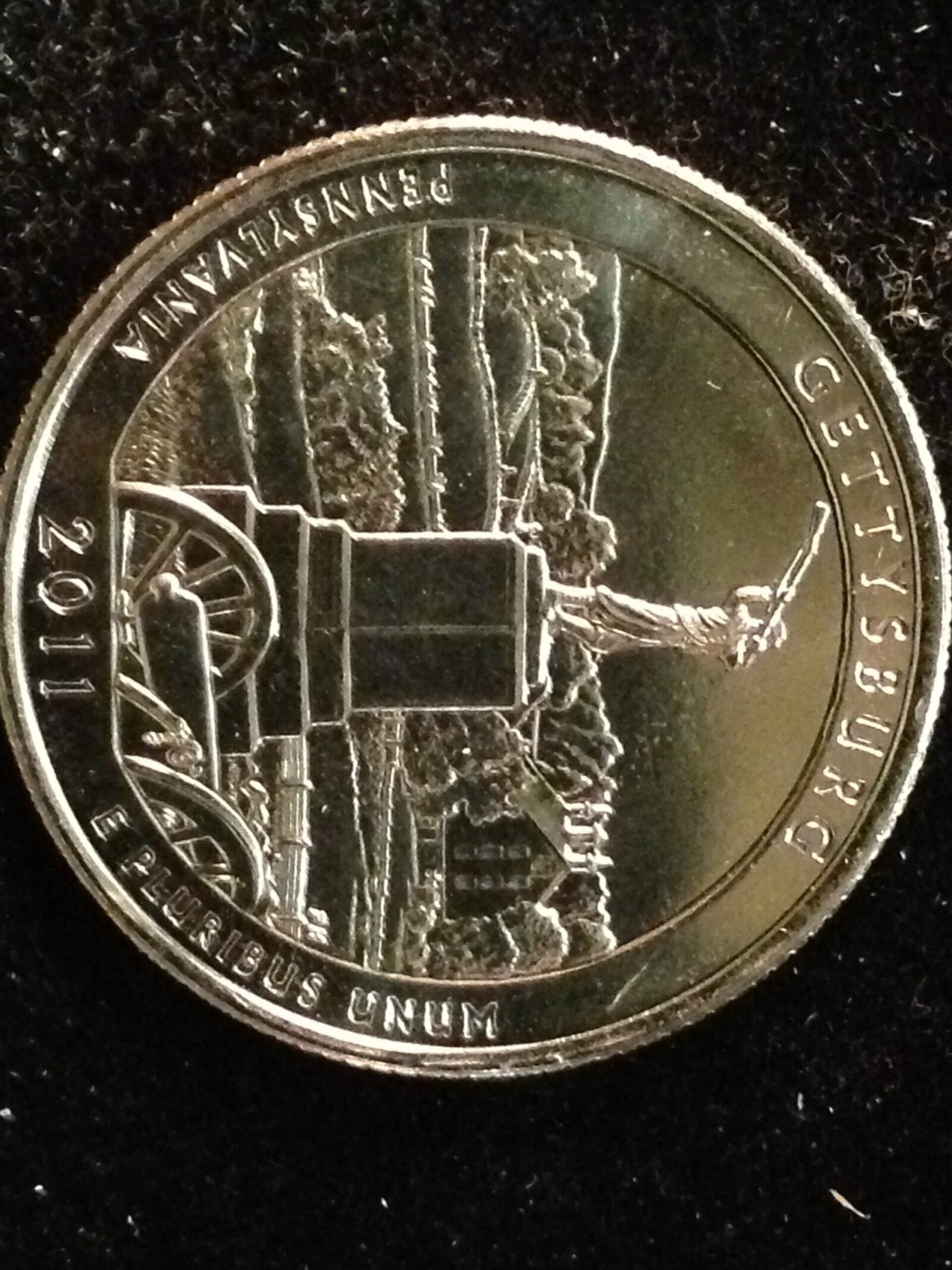 2011-D Gettysburg National Park Quarter Gem BU